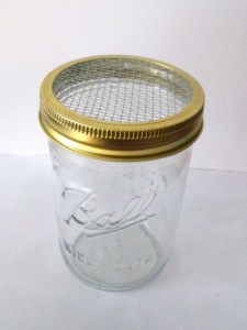 Fits Wide Mouth Canning Jar  Varroa Mite Test Lid Only 