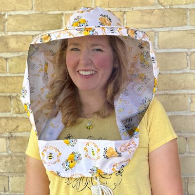 Handmade Beekeeping Veil, Mosquito Net, or Sun Hat With Drawstring